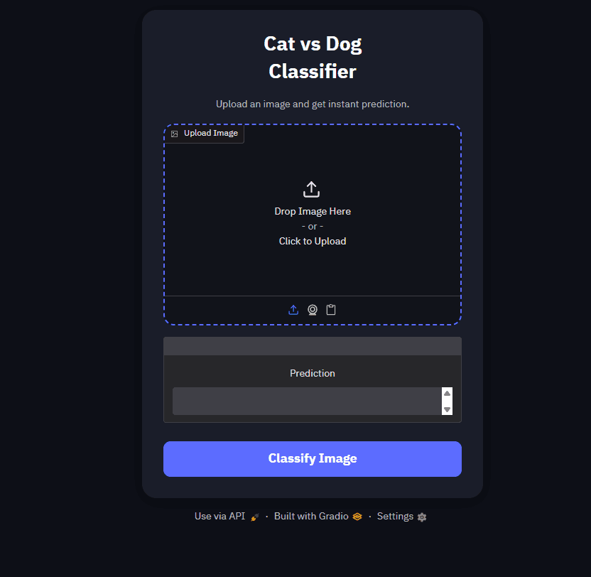 Cat vs Dog Classifier